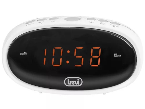 Trevi EC 880 digitális ébresztőóra (fehér) – elegancia és praktikum a mindennapokban (0088001)