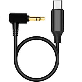 HTC 028-274 Audio Jack 3,5mm / Type-C kábel, 0,50 m, fekete