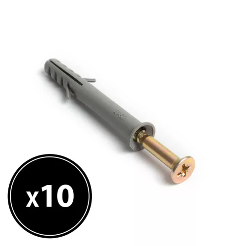 Handy 04815C Tipli + csavar - 10 x 80 mm - 10 db / csomag