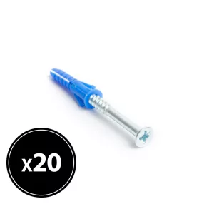 Handy 04825B Tipli + csavar - 8 x 40 mm - 20 db / csomag