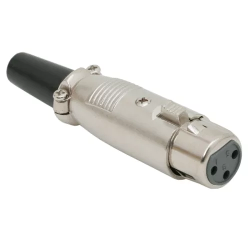 05206 XLR aljzat • 3 pólusú