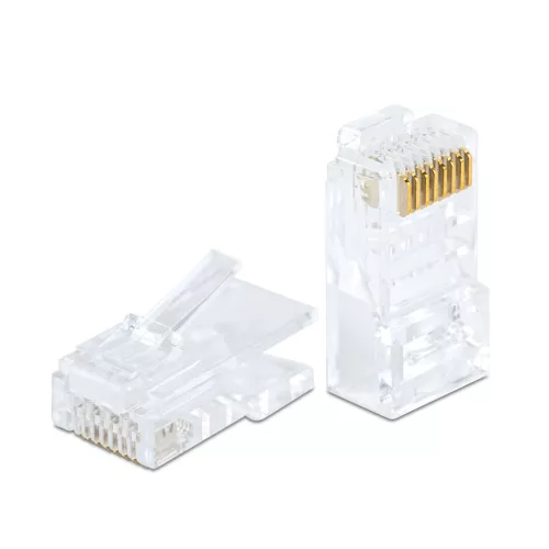 Delight 05232C 8P8C moduláris dugó - átmenő - UTP CAT6 RJ45