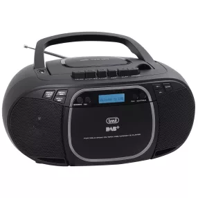   Trevi CMP 576 DAB hordozható boombox CD-vel, USB-vel, kazettával és DAB+ rádióval (0CM57600)
