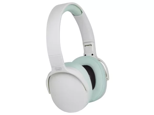Trevi DJ 12E45 BT ZÖLD Digitális sztereó Bluetooth DJ fejhallgató, beépített médialejátszóval és FM rádióval
