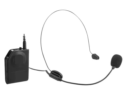 Trevi EM 408 UHF – Vezeték nélküli mikrofon szett adóval, vevővel, fejmikrofonnal és csíptetős mikrofonnal (0EM408U00)