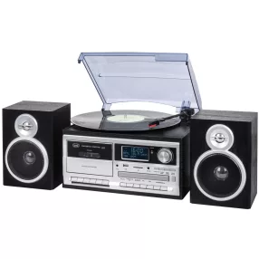 TT 1072 E Trevi Retro bakelit lemezjátszó fekete