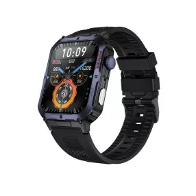   Trevi T-FIT 500 S okosóra AMOLED kijelzővel, IP68 vízállóság, kék szín, Bluetooth hívás funkcióval