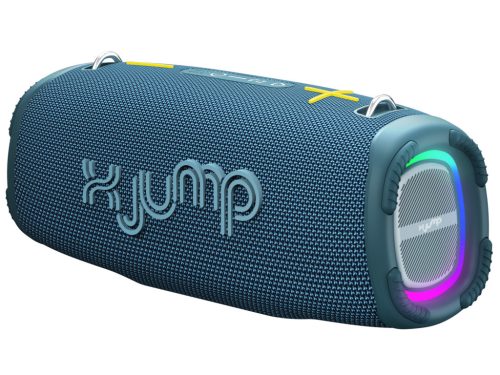 XJUMP XJ 200 BLUE IPX5 vízállóságú, hordozható hangszóró, 90W-os zenei teljesítménnyel, kék