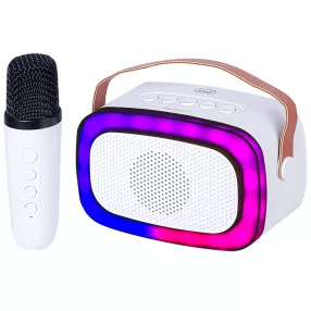   Trevi XR 8A01 White XR JUMP Bluetooth hangszóró, karaoke funkcióval és mikrofonnal, fehér