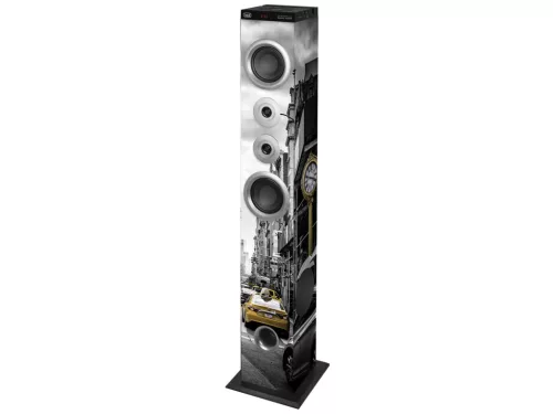 Trevi XT 104BT torony hangszóró Bluetooth, USB/SD, 2.1 rendszer, New York Taxi dizájn