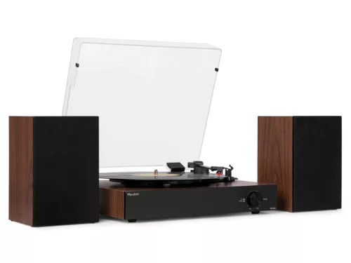 Audizio RP325W Bakelit lemezjátszó szett + 2 db hangfal, Bluetooth (Fa)