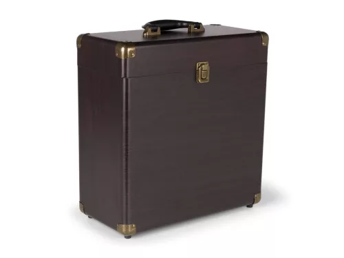 Audizio RC32 Vinyl Record Case Bakelit lemez tartó - Sötét fa