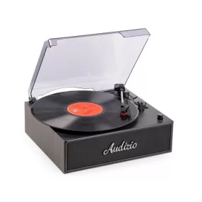 Audizio Reno Retro Bluetooth lemezjátszó - Fekete