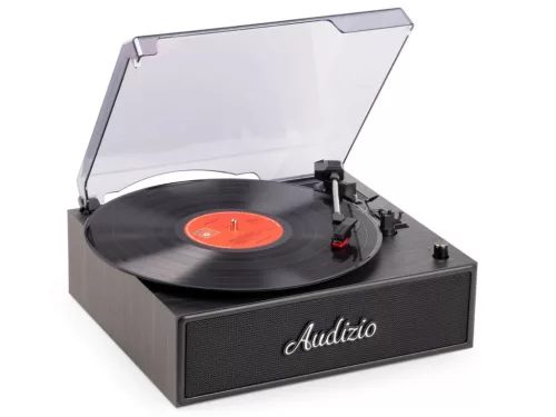 Audizio Reno Retro Bluetooth lemezjátszó - Fekete