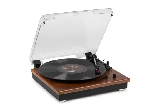 Audizio RP112L Retro lemezjátszó Bluetooth hangszórókkal - Világos fa