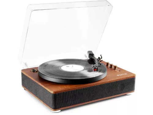 Fenton RP162D RETRO HQ Bakelit lemezjátszó (Bluetooth/USB/RCA) - SÖTÉT FA