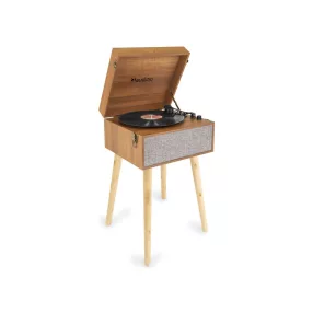   Audizio Fremont Bakelit lemezjátszó (Bluetooth/USB/RCA), retró állvány - Barna