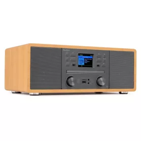  Audizio Avola Digital Music System, Digitális Rádió, CD/BT/DAB+/Internet - bambusz