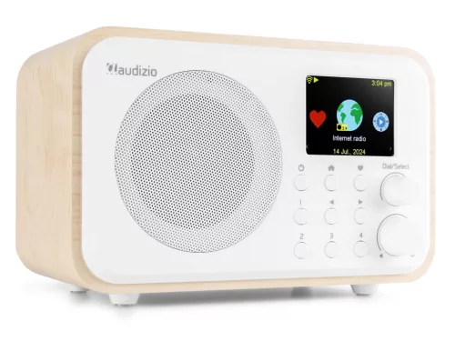 Audizio Vicenza akkumulátoros internetrádió DAB+ FM - fehér