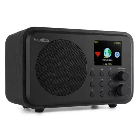   Audizio Vicenza akkumulátoros internetrádió DAB+ FM - fekete