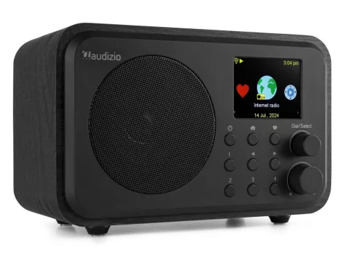 Audizio Vicenza akkumulátoros internetrádió DAB+ FM - fekete