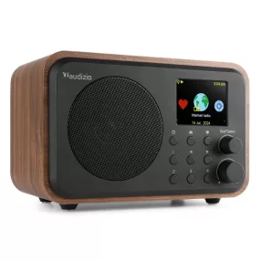   Audizio Vicenza akkumulátoros internetrádió DAB+ FM - barna