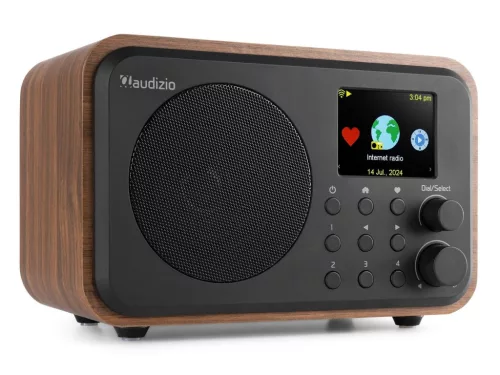 Audizio Vicenza akkumulátoros internetrádió DAB+ FM - barna