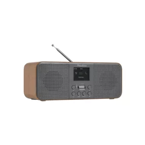   Audizio Bucine WIFI internetrádió-FM és DAB rádió, fa, fekete