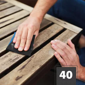   Handy 10439-040 Csiszolóvászon - 40-es - kék - 230 x 280 mm - 5 db / csomag