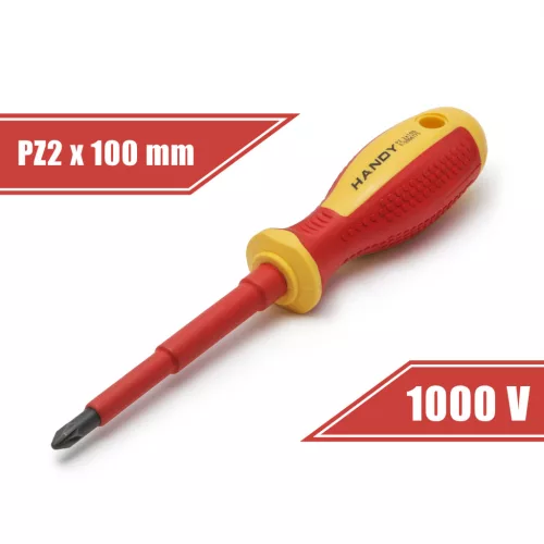 Handy 10572 Csavarhúzó - PZ2 x 100 mm - 1000V-ig szigetelt