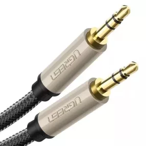   Ugreen 10602 AV125  audio kábel mini jack 3,5 mm AUX, 1m, szürke
