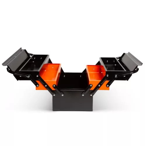 Handy 10948 Fém szerszámosláda - szétnyitható - 430 x 210 x 200 mm