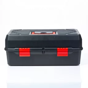   Handy 10986 Kinyitható tálcás szerszámosláda - műanyag - 250 x 495 x 230 mm