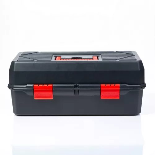 Handy 10986 Kinyitható tálcás szerszámosláda - műanyag - 250 x 495 x 230 mm