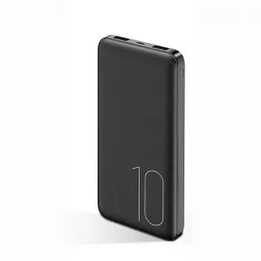   Usams 10000 mAh power bank dupla usb porttal 2A, fekete 1272577