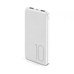   Usams 10000 mAh powerbank dupla usb porttal 2A, fehér 1272578