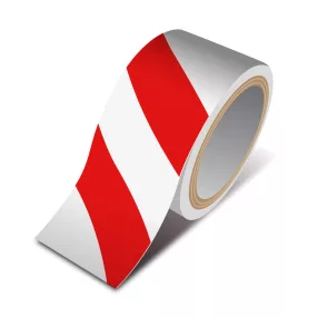   Handy 11078B Veszélyt jelző ragasztószalag - piros / fehér - 50 mm x 33 m