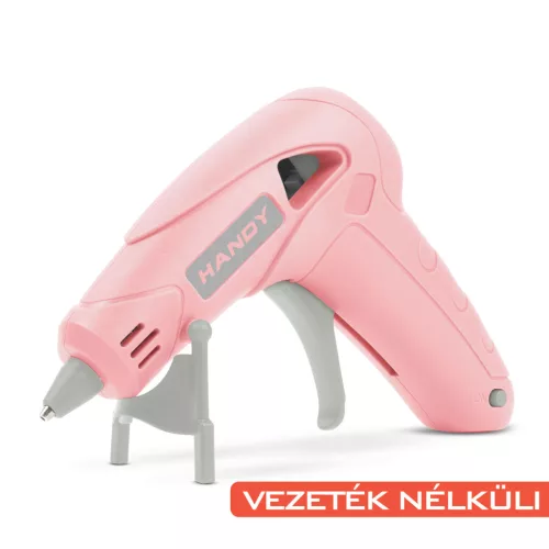 Handy 11100A Ragasztópisztoly - akkumulátoros, Type-C - 7 mm - 10 W - babarózsaszín