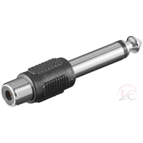 Goobay 11118 6.35mm jack - RCA monó átalakító adapter