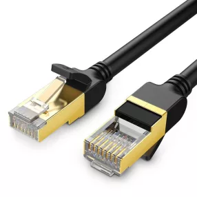   Ugreen 11271 Ethernet patchcord kábel RJ45 Cat 7 STP LAN 10Gbps 5m fekete