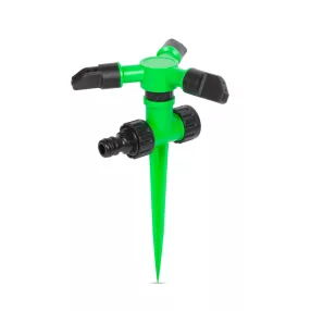   Garden of Eden 11345B Háromágú köresőztető leszúrótüskével - 360° - állítható szög, műanyag