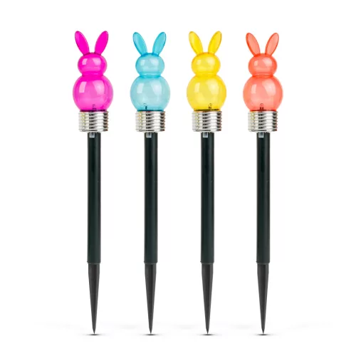 Garden of Eden 11374H Leszúrható szolár lámpa - nyuszi - 1 fehér LED - 5,5 x 38,5 cm