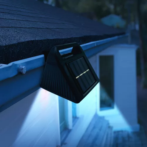 Garden of Eden 11443 Szolár ereszcsatorna fény - 6 hidegfehér SMD LED - fekete