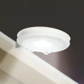   Garden of Eden 11444 Szolár ereszcsatorna fény - 3 hidegfehér SMD LED - fehér - 11 x 2,6 cm