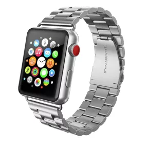   XPRO™ Apple Watch rozsdamentes. vastag acél szíj Ezüst. Apple Watch 38mm / 40mm / 41mm / 42mm (S10) készülékhez