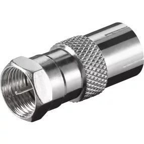 Goobay 11624 SAT/Antenna adapter F csatlakozó - koax aljzat