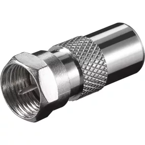 Goobay 11625 SAT/Antenna adapter F csatlakozó - koax dugó