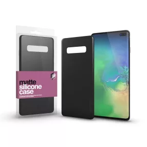   XPRO™ Szilikon matte tok ultravékony fekete Samsung Galaxy S10+ készülékhez