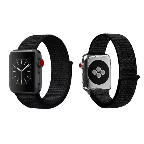 XPRO™ Apple Watch tépőzáras szíj Fekete Apple Watch 38mm / 40mm / 41mm / 42mm (S10) készülékhez