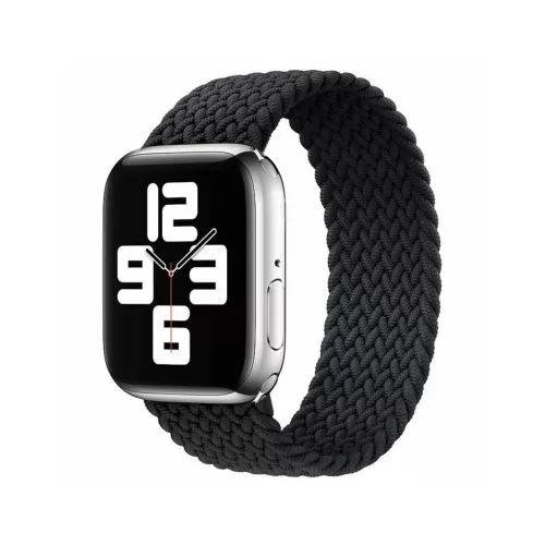 XPRO™ Apple Watch fonott körpánt szíj fekete Apple Watch 42mm (S1-S3) / 44mm / 45mm / 46mm / 49mm készülékhez M méret